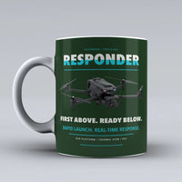 Thumbnail for Responder Mug design on dark green brinc