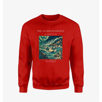 Thumbnail for VINTAGE G4074 - The Storm Diversion - Designed Sweatshirts design on red