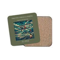 Thumbnail for The Fog Field Landing - Designed Coasters design on green army 1-piece