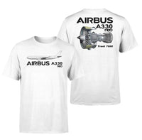 Thumbnail for Airbus A330neo & Trent 7000 Engine Designed Double-Side aviation t-shirt