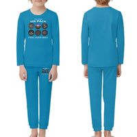 Thumbnail for The Only Six Pack I Will Ever Need children pajamas - Light Blue