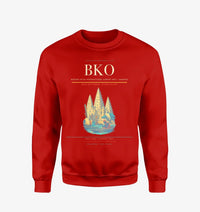 Thumbnail for Modibo Keita International Airport (BKO) design on red sweatshirt