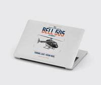 Thumbnail for Bell 505 Jet Ranger X design on light gray MacBook case