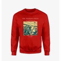 Thumbnail for VINTAGE G4009 - The Training Field - Designed Sweatshirts design on red