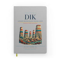 Thumbnail for Dickinson Theodore Roosevelt Regional Airport (DIK) design on light gray notebook