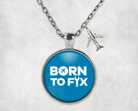 Thumbnail for Born To Fix Airplanes Necklace - view 6