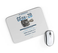 Thumbnail for GEnx-2B design on light gray rectangle mouse pad