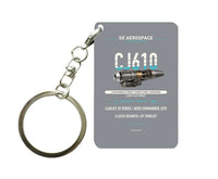 Thumbnail for CJ610 Key Chain design on gray key chain