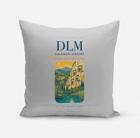 Thumbnail for Dalaman Airport (DLM) design on light gray pillow