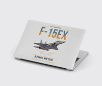 Thumbnail for F-15EX Eagle II design on light gray MacBook case