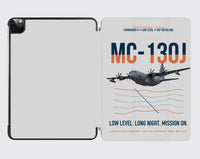 Thumbnail for MC-130J COMMANDO II design on light gray ipad tablet case