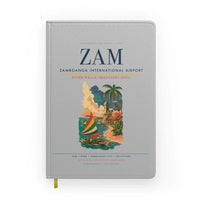 Thumbnail for Zamboanga International Airport (ZAM) design on light gray notebook