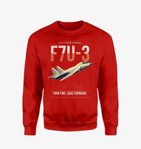 Thumbnail for F7U-3 Cutlass design on red sweatshirt