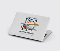 Thumbnail for F3F-2 Last Biplane First Fight design on light gray MacBook case
