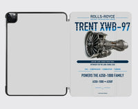 Thumbnail for TRENT XWB-97 design on light gray ipad tablet case
