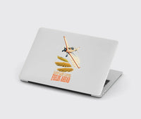 Thumbnail for Low And Level Fields Ahead design on light gray MacBook case