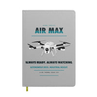 Thumbnail for Percepto Air Max design on light gray notebook