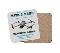 Thumbnail for DJI Mavic 3 Classic design on light gray 1 piece coaster