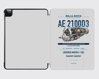 Thumbnail for AE 2100D3 design on light gray ipad tablet case