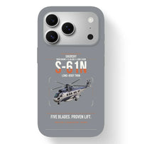 Thumbnail for Sikorsky S-61N design on gray magsafe iphone case, for iPhone 17 Pro