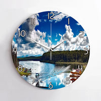 Thumbnail for Amazing Scenary & Sea Planes Wall Clock - view 2