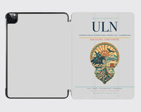 Thumbnail for Chinggis Khaan International Airport (ULN) design on light gray ipad tablet case