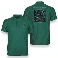 Thumbnail for VINTAGE G4033 - The Midnight Express - Double-Side Polo T-Shirt design on green