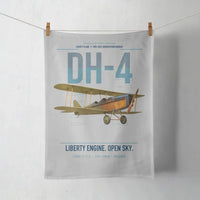 Thumbnail for Airco DH-4 Liberty Plane design on light gray towel
