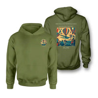 Thumbnail for VINTAGE G4394 - The Balloon Festival Dawn - Double-Side Hoodie design on greenarmy double side
