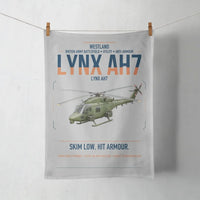 Thumbnail for Westland Lynx AH7 design on light gray towel