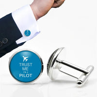 Thumbnail for Trust Me I'm A Pilot Cuff Links - view 6