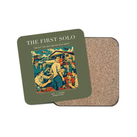 Thumbnail for The First Solo - Designed Coasters design on green army 1-piece