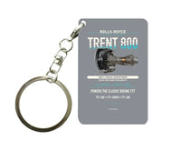 Thumbnail for TRENT 800 Key Chain design on gray key chain