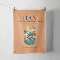 Thumbnail for Noi Bai International Airport Hanoi (HAN) design on orange towel