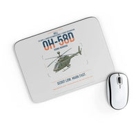 Thumbnail for Bell OH-58D Kiowa Warrior design on light gray rectangle mouse pad