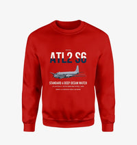 Thumbnail for Atlantique 2 Standard 6 design on red sweatshirt