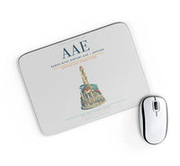 Thumbnail for Rabah Bitat Airport (AAE) design on light gray rectangle mouse pad