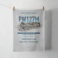 Thumbnail for PW127M design on light gray towel