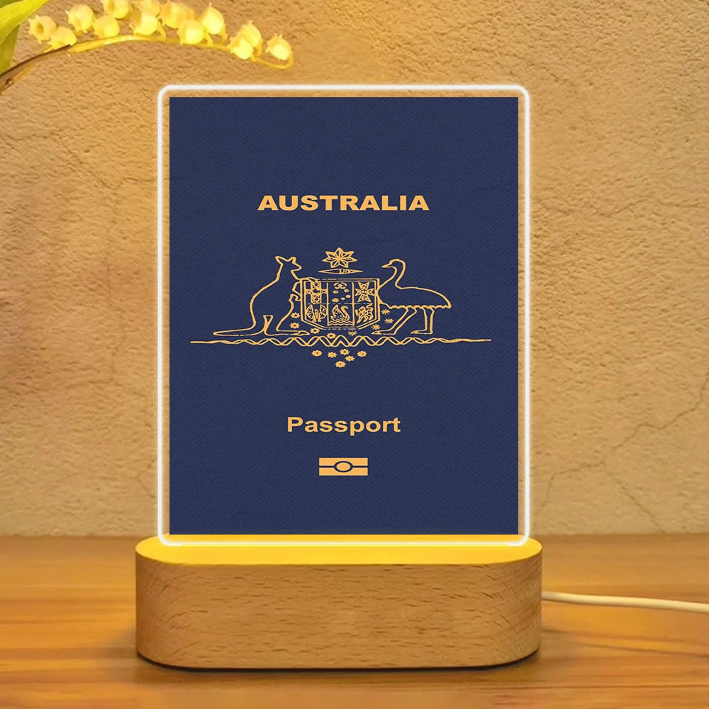 Australia Passport Lamp - view 6