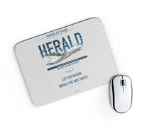 Thumbnail for Handley Page HPR.7 Dart Herald design on light gray rectangle mouse pad