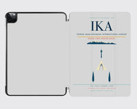 Thumbnail for Tehran Imam Khomeini International Airport (IKA) design on light gray ipad tablet case