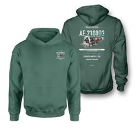 Thumbnail for AE 2100D3 design on green hoodie