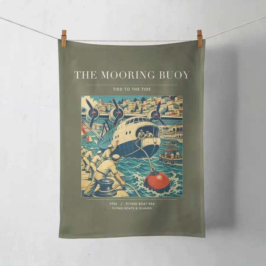 VINTAGE G4183 - The Mooring Buoy - Designed Towels design on greenarmy