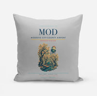 Thumbnail for Modesto City-County Airport (MOD) design on light gray pillow