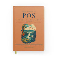 Thumbnail for Piarco International Airport (POS) design on orange notebook