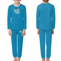 Thumbnail for The Cessna 172 children pajamas - Light Blue