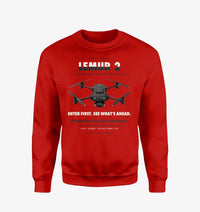 Thumbnail for BRINC LEMUR 2 design on red sweatshirt