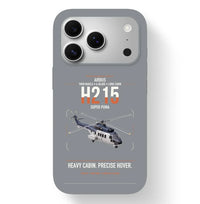 Thumbnail for Airbus H215 design on gray magsafe iphone case, for iPhone 17 Pro