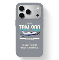 Thumbnail for Daher TBM 900 design on gray magsafe iphone case, for iPhone 17 Pro