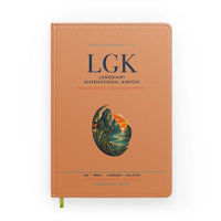 Thumbnail for Langkawi International Airport (LGK) design on orange notebook